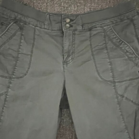 Natural Reflections Olive Green Camper Cargo Pants Size 8 - Picture 13 of 15